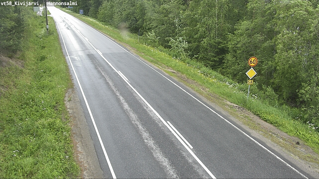 Kelikamerat Kuva Tie 58 Kivijärvi, Hannonsalmi, Kivijärvi, Keski-Suomi