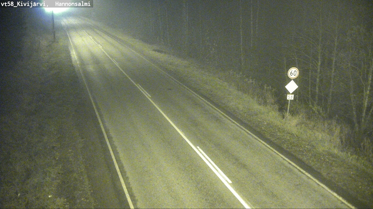 Kelikamerat Kuva Tie 58 Kivijärvi, Hannonsalmi, Kivijärvi, Keski-Suomi