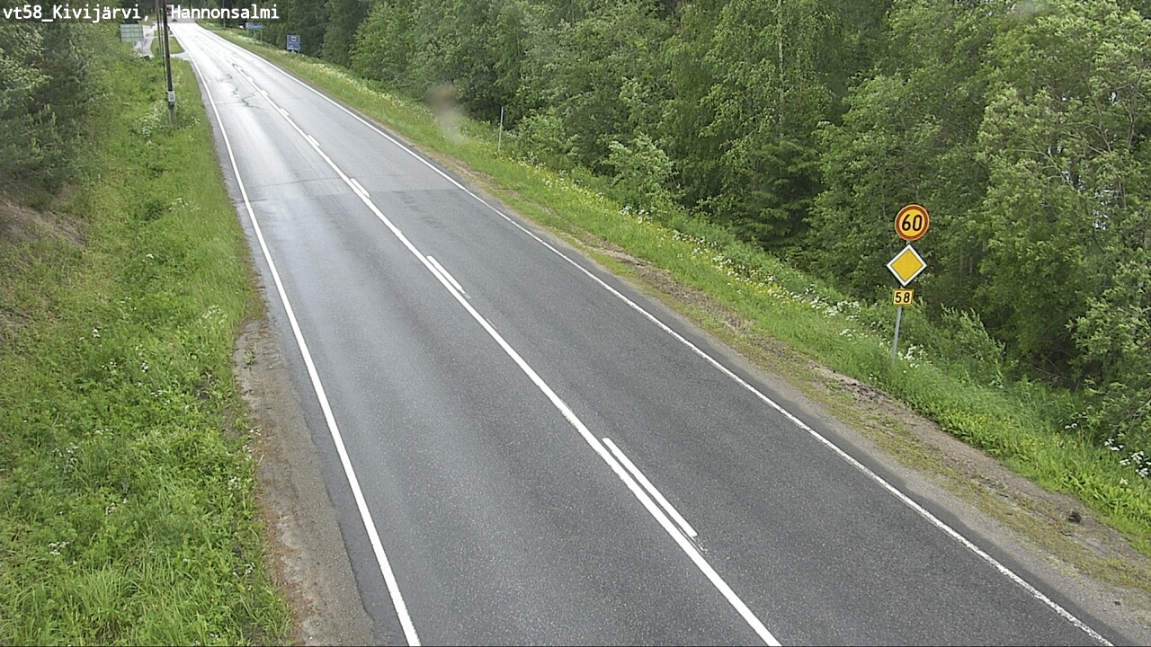 Kelikamerat Kuva Tie 58 Kivijärvi, Hannonsalmi, Kivijärvi, Keski-Suomi