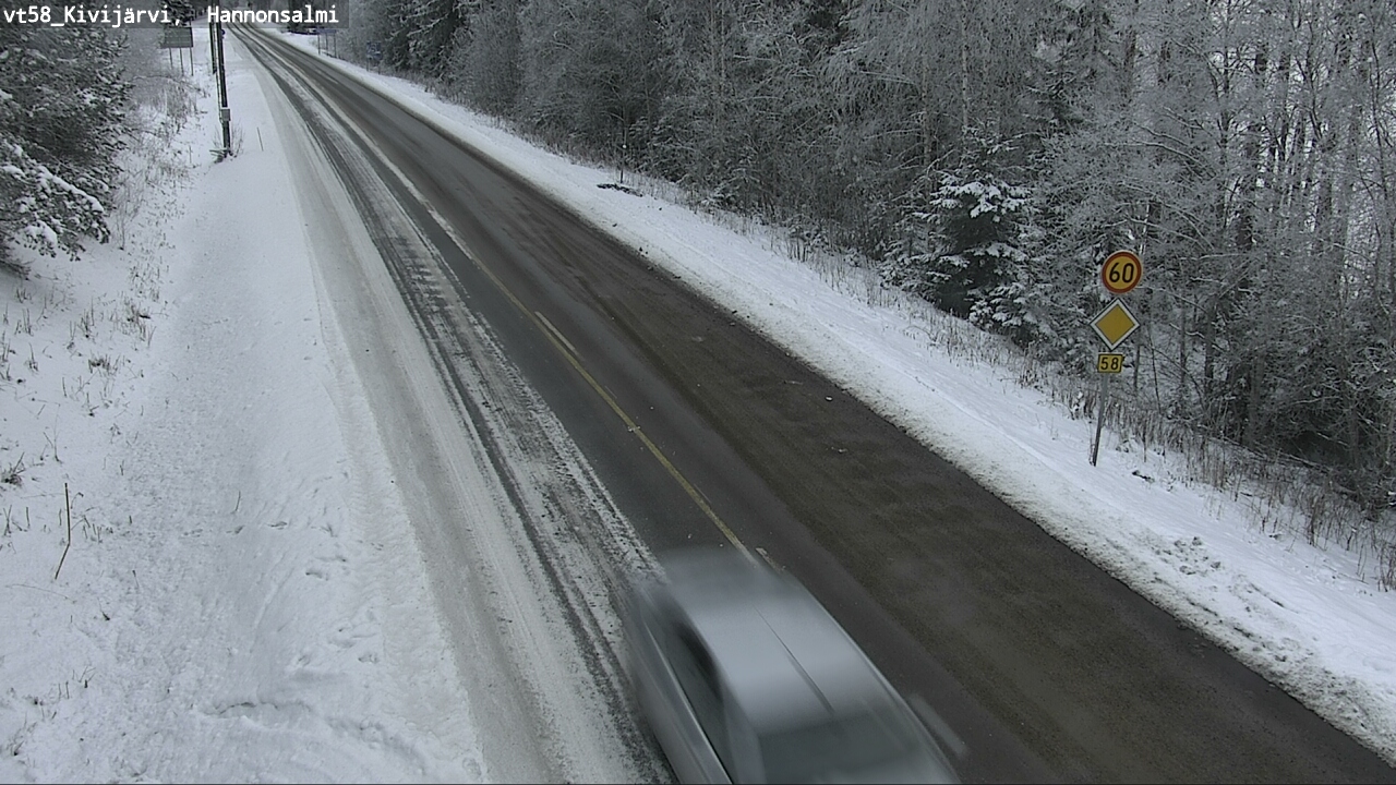 Kelikamerat Kuva Tie 58 Kivijärvi, Hannonsalmi, Kivijärvi, Keski-Suomi