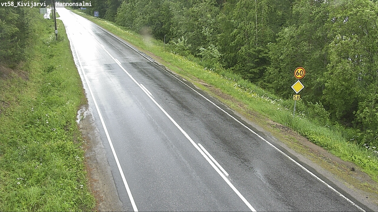 Kelikamerat Kuva Tie 58 Kivijärvi, Hannonsalmi, Kivijärvi, Keski-Suomi