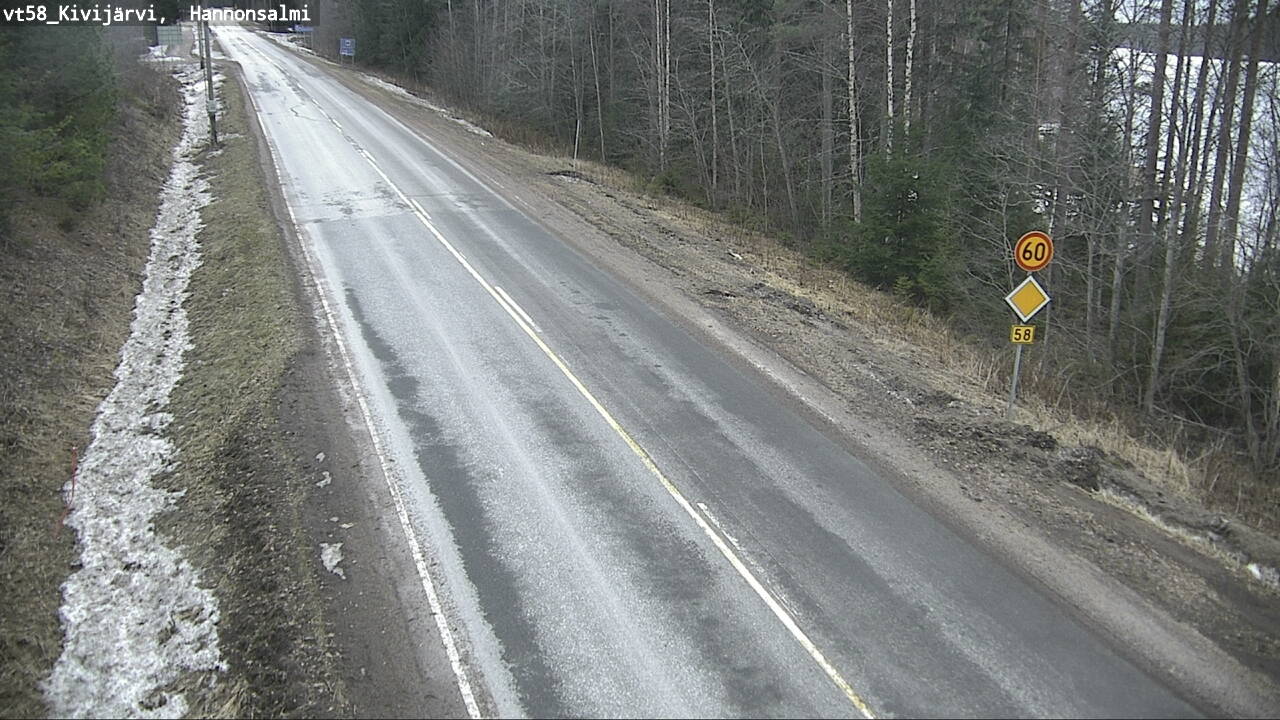 Kelikamerat Kuva Tie 58 Kivijärvi, Hannonsalmi, Kivijärvi, Keski-Suomi