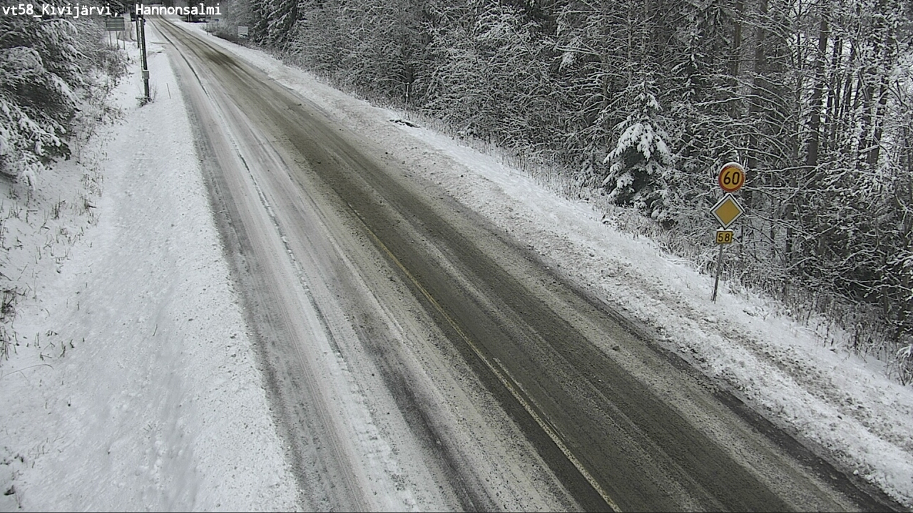 Kelikamerat Kuva Tie 58 Kivijärvi, Hannonsalmi, Kivijärvi, Keski-Suomi