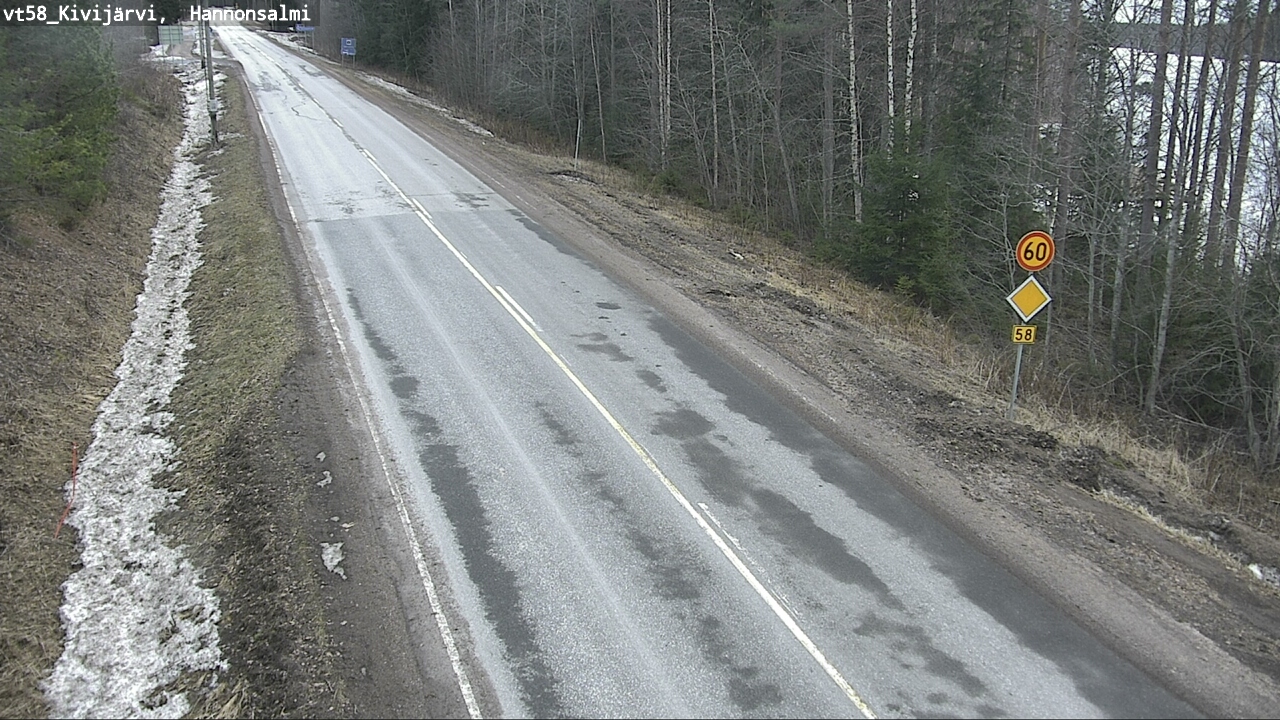 Kelikamerat Kuva Tie 58 Kivijärvi, Hannonsalmi, Kivijärvi, Keski-Suomi