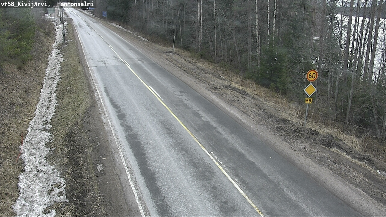 Kelikamerat Kuva Tie 58 Kivijärvi, Hannonsalmi, Kivijärvi, Keski-Suomi