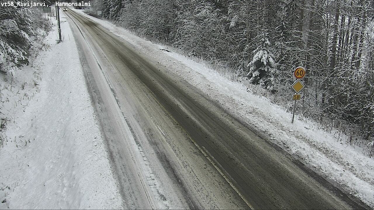 Kelikamerat Kuva Tie 58 Kivijärvi, Hannonsalmi, Kivijärvi, Keski-Suomi