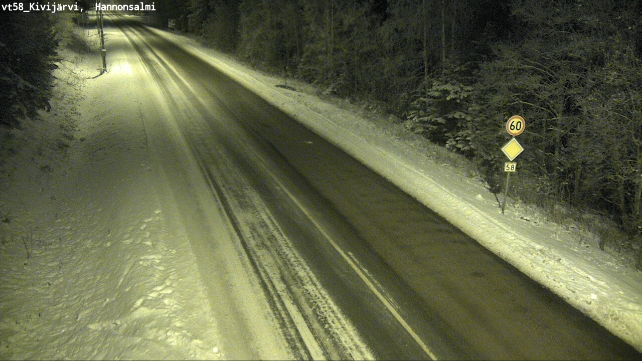 Kelikamerat Kuva Tie 58 Kivijärvi, Hannonsalmi, Kivijärvi, Keski-Suomi