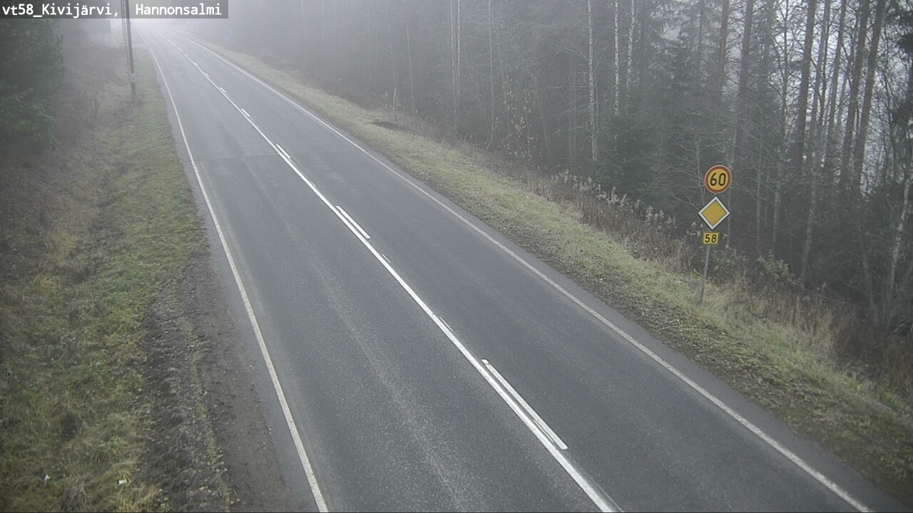 Kelikamerat Kuva Tie 58 Kivijärvi, Hannonsalmi, Kivijärvi, Keski-Suomi