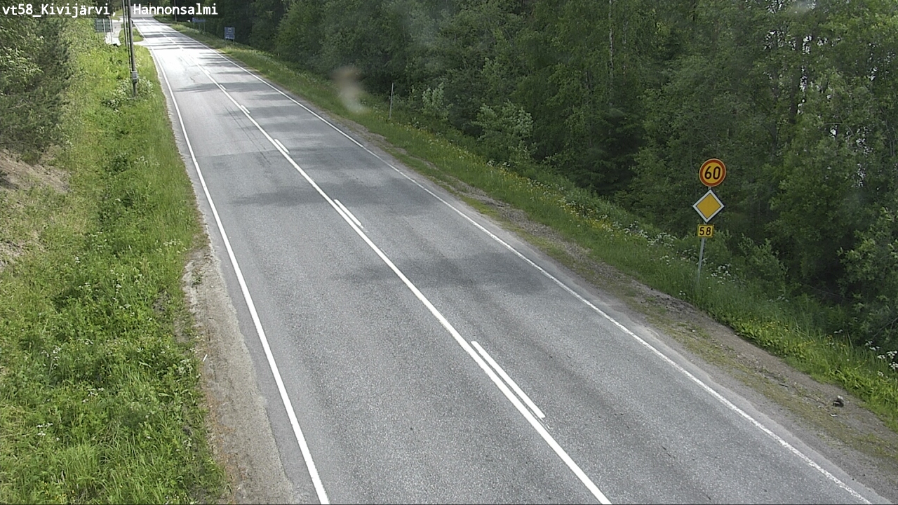 Kelikamerat Kuva Tie 58 Kivijärvi, Hannonsalmi, Kivijärvi, Keski-Suomi