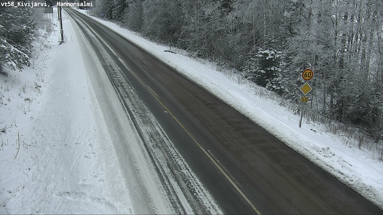 Kelikamerat Kuva Tie 58 Kivijärvi, Hannonsalmi, Kivijärvi, Keski-Suomi