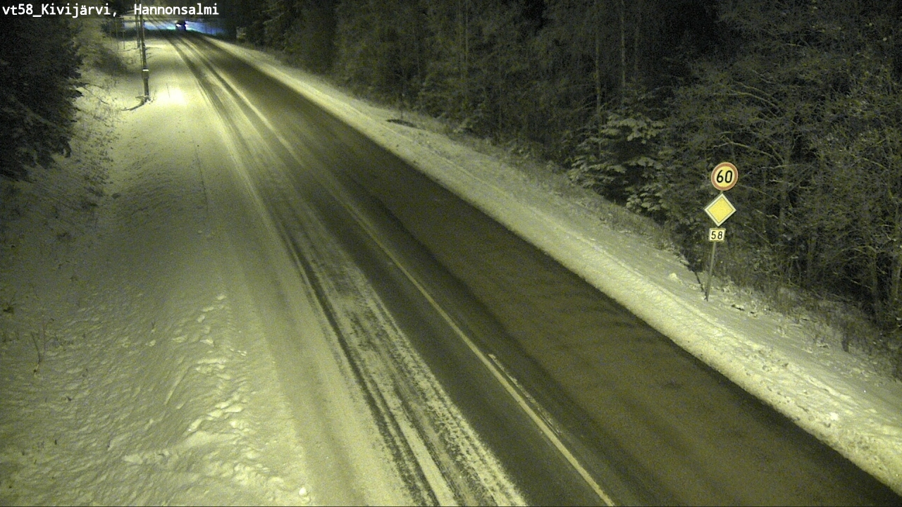 Kelikamerat Kuva Tie 58 Kivijärvi, Hannonsalmi, Kivijärvi, Keski-Suomi