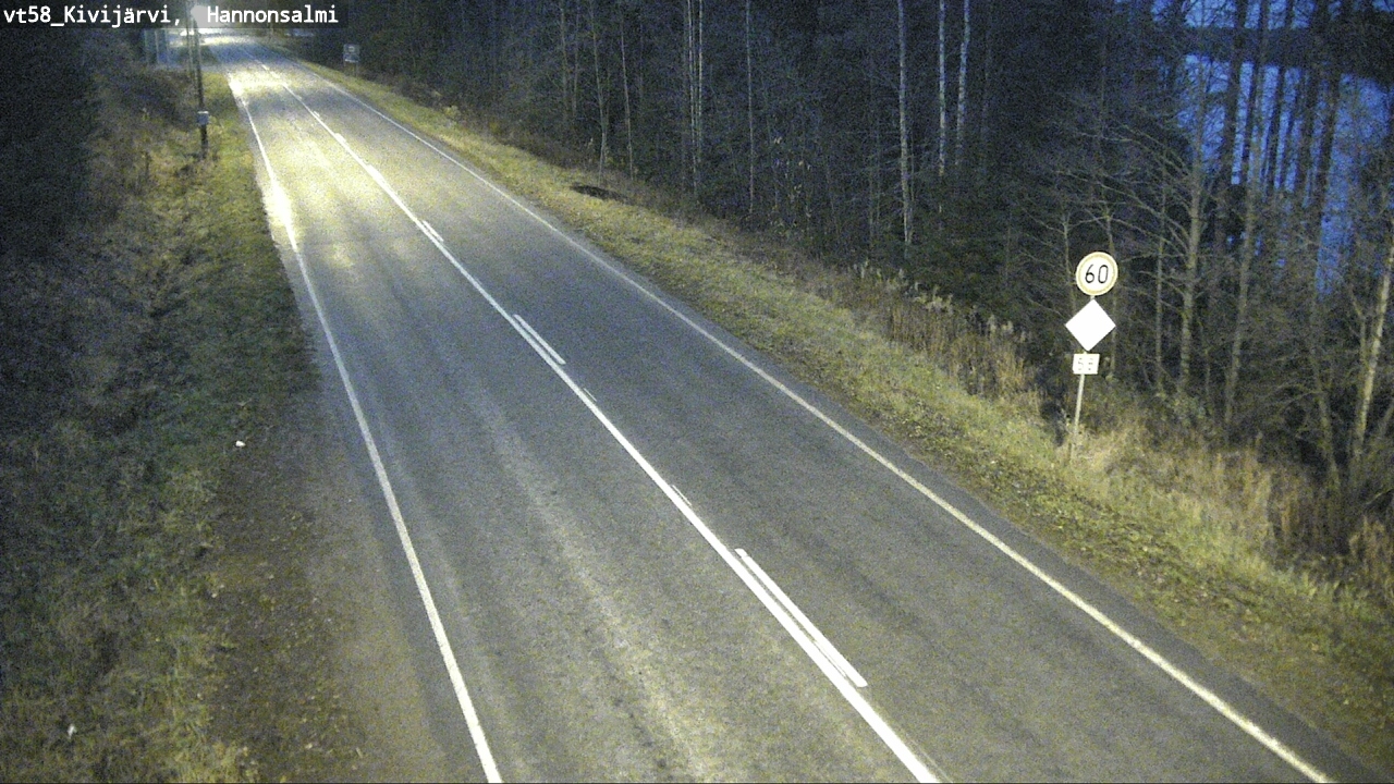 Kelikamerat Kuva Tie 58 Kivijärvi, Hannonsalmi, Kivijärvi, Keski-Suomi