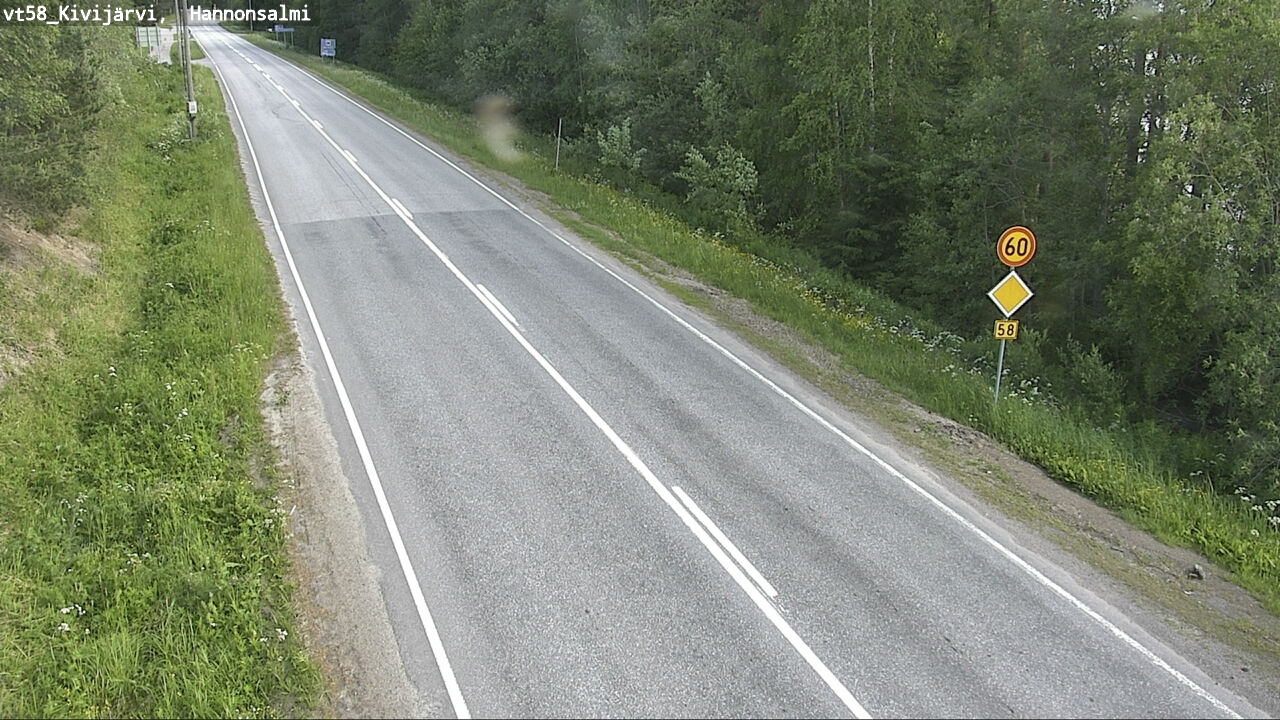 Kelikamerat Kuva Tie 58 Kivijärvi, Hannonsalmi, Kivijärvi, Keski-Suomi