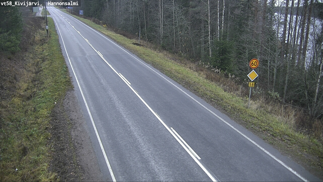 Kelikamerat Kuva Tie 58 Kivijärvi, Hannonsalmi, Kivijärvi, Keski-Suomi