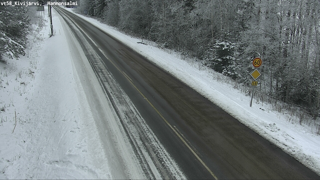 Kelikamerat Kuva Tie 58 Kivijärvi, Hannonsalmi, Kivijärvi, Keski-Suomi