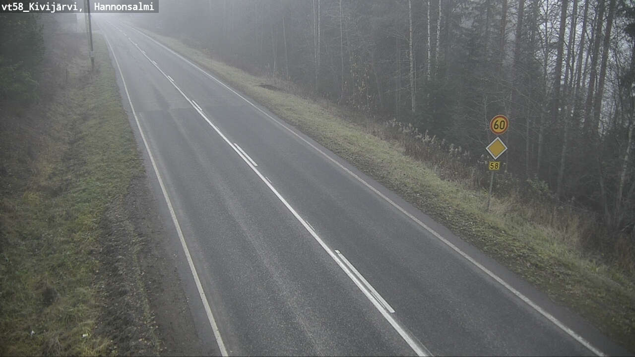 Kelikamerat Kuva Tie 58 Kivijärvi, Hannonsalmi, Kivijärvi, Keski-Suomi