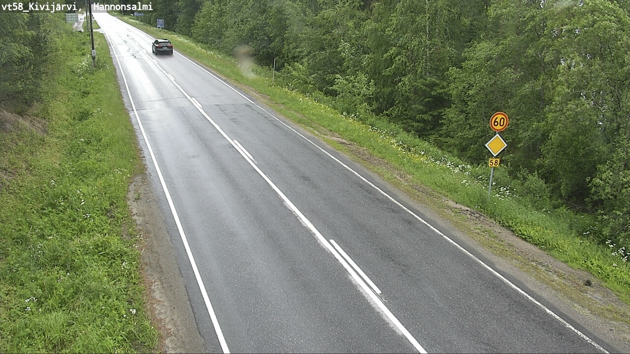 Kelikamerat Kuva Tie 58 Kivijärvi, Hannonsalmi, Kivijärvi, Keski-Suomi