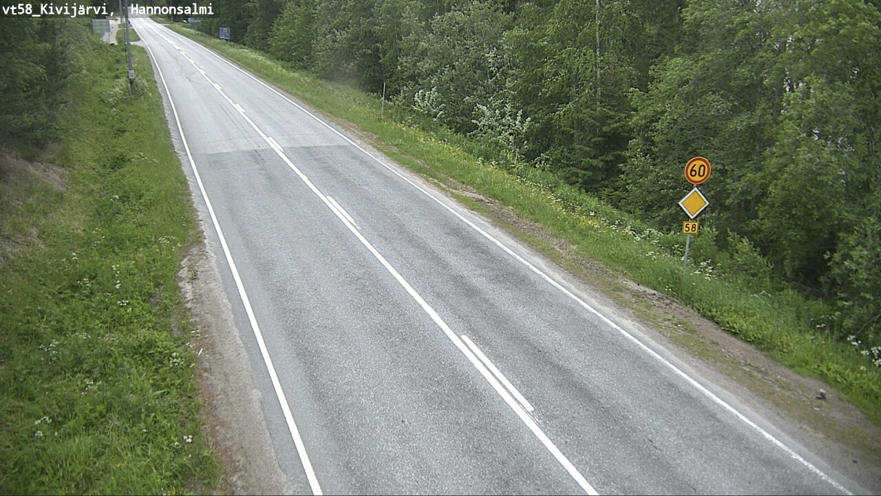 Kelikamerat Kuva Tie 58 Kivijärvi, Hannonsalmi, Kivijärvi, Keski-Suomi