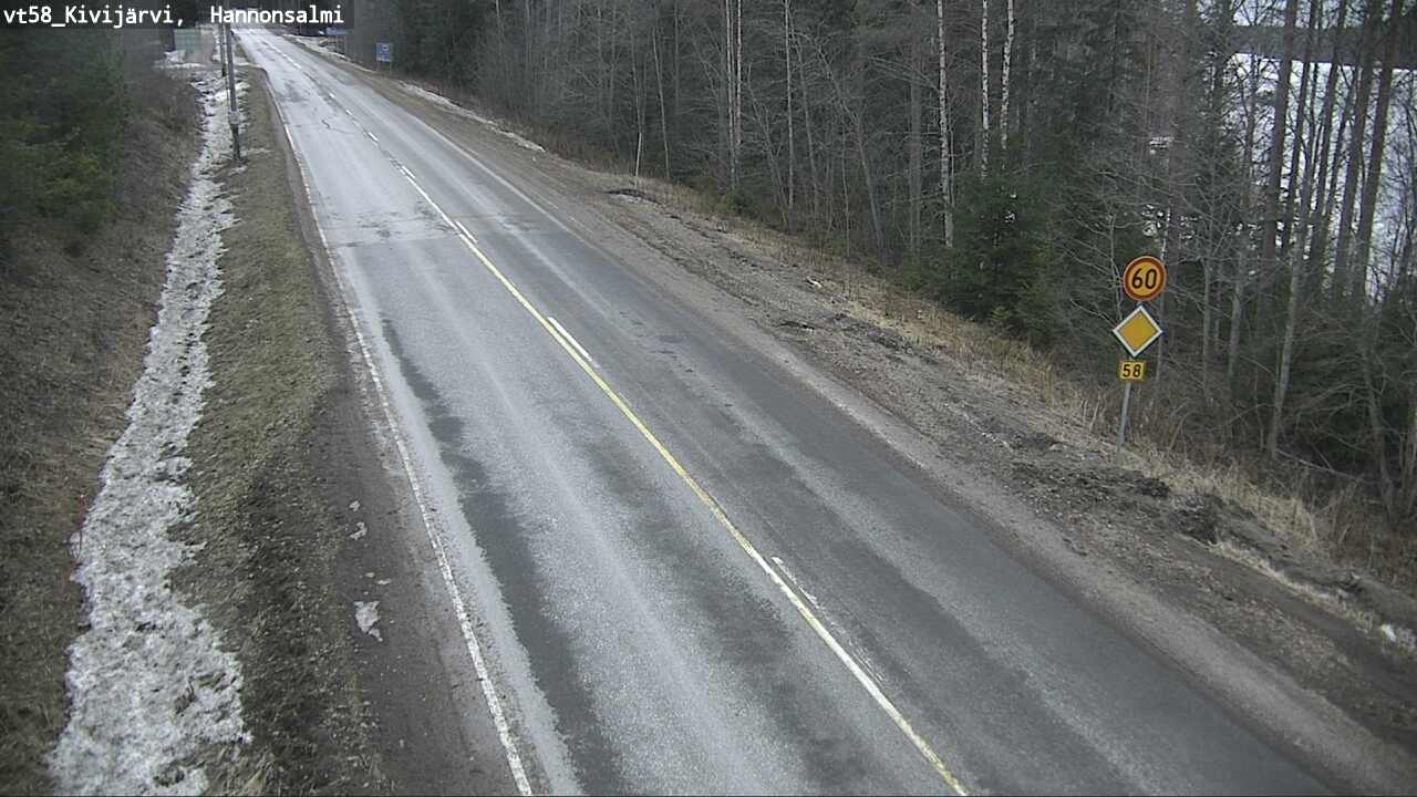 Kelikamerat Kuva Tie 58 Kivijärvi, Hannonsalmi, Kivijärvi, Keski-Suomi