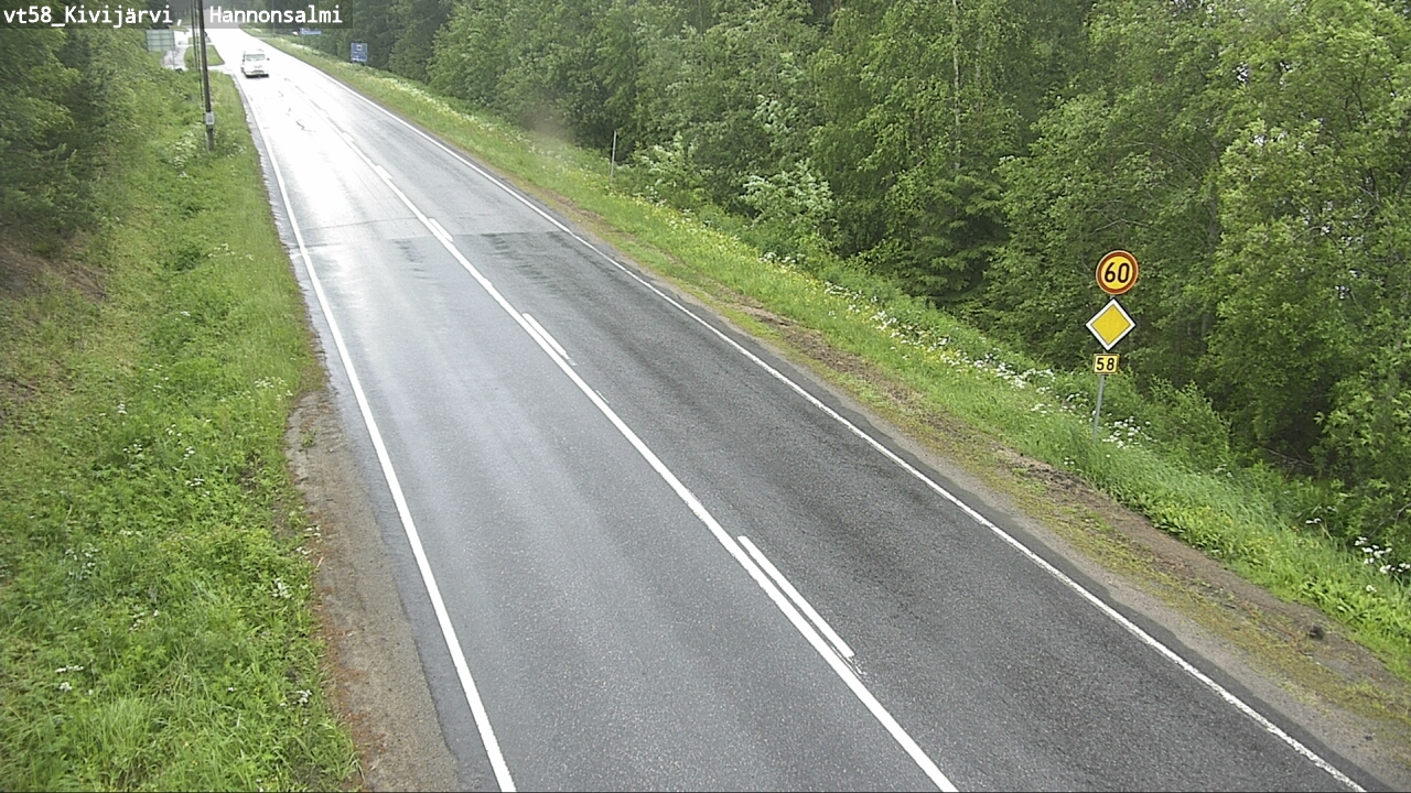Kelikamerat Kuva Tie 58 Kivijärvi, Hannonsalmi, Kivijärvi, Keski-Suomi