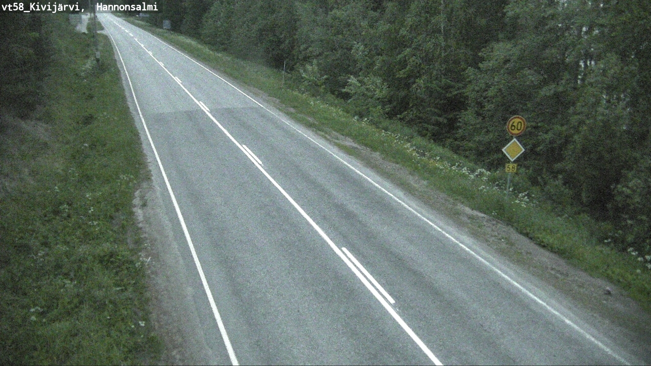 Kelikamerat Kuva Tie 58 Kivijärvi, Hannonsalmi, Kivijärvi, Keski-Suomi