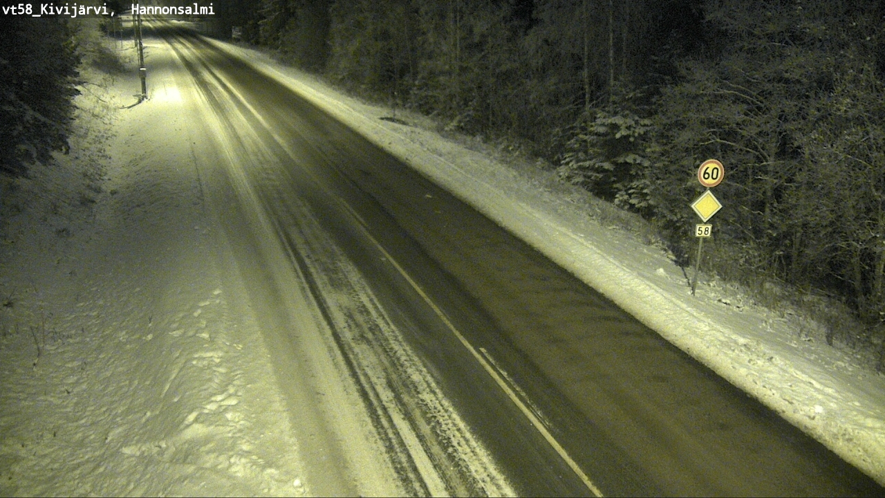 Kelikamerat Kuva Tie 58 Kivijärvi, Hannonsalmi, Kivijärvi, Keski-Suomi