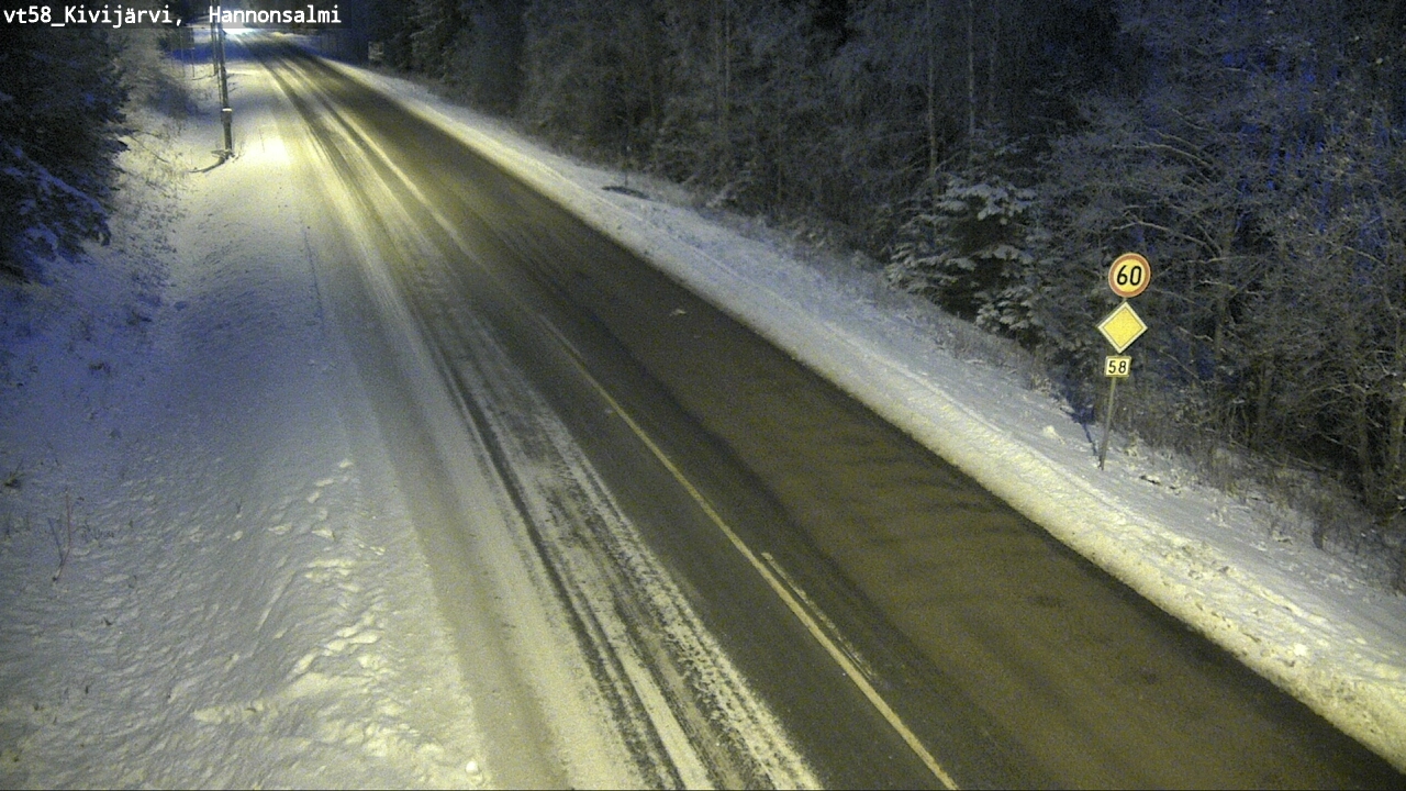 Kelikamerat Kuva Tie 58 Kivijärvi, Hannonsalmi, Kivijärvi, Keski-Suomi