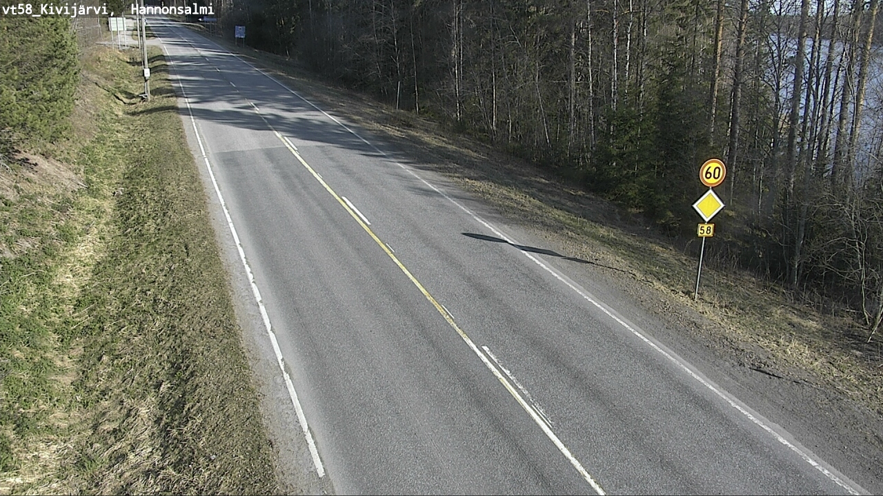 Kelikamerat Kuva Tie 58 Kivijärvi, Hannonsalmi, Kivijärvi, Keski-Suomi