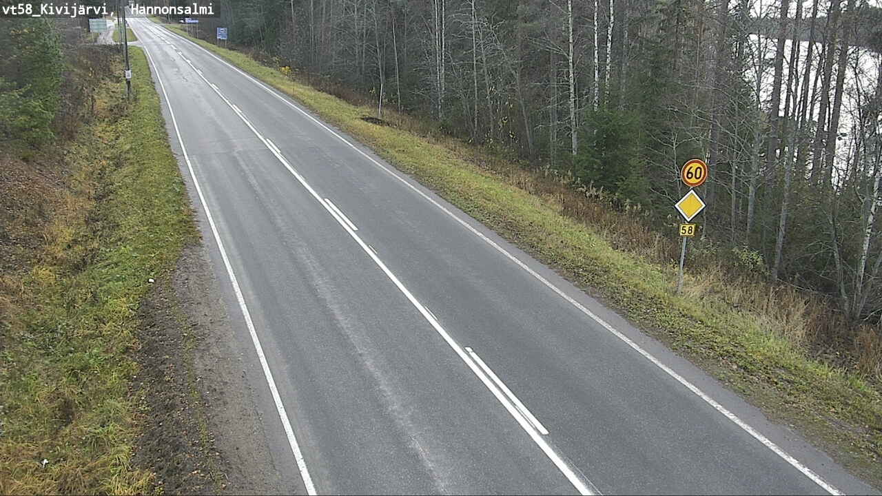 Kelikamerat Kuva Tie 58 Kivijärvi, Hannonsalmi, Kivijärvi, Keski-Suomi