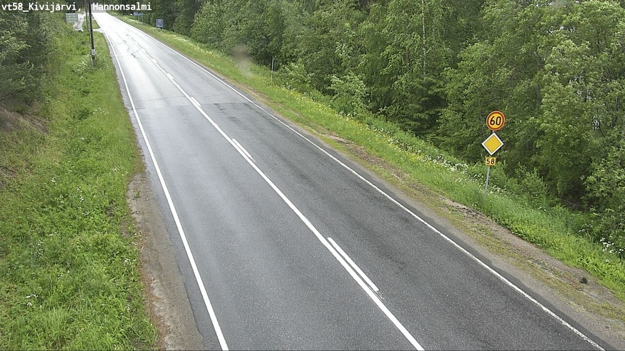 Kelikamerat Kuva Tie 58 Kivijärvi, Hannonsalmi, Kivijärvi, Keski-Suomi