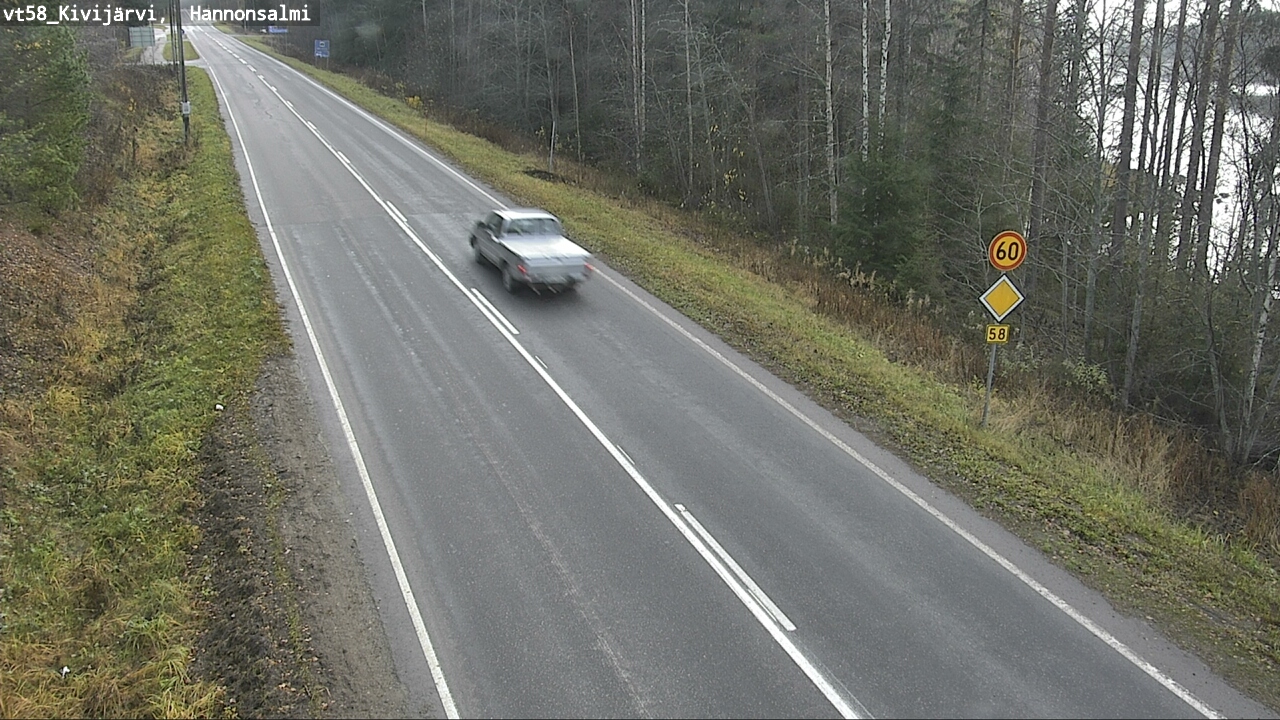 Kelikamerat Kuva Tie 58 Kivijärvi, Hannonsalmi, Kivijärvi, Keski-Suomi