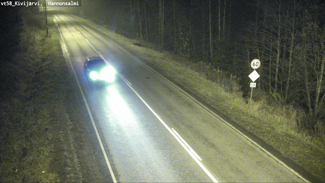 Kelikamerat Kuva Tie 58 Kivijärvi, Hannonsalmi, Kivijärvi, Keski-Suomi