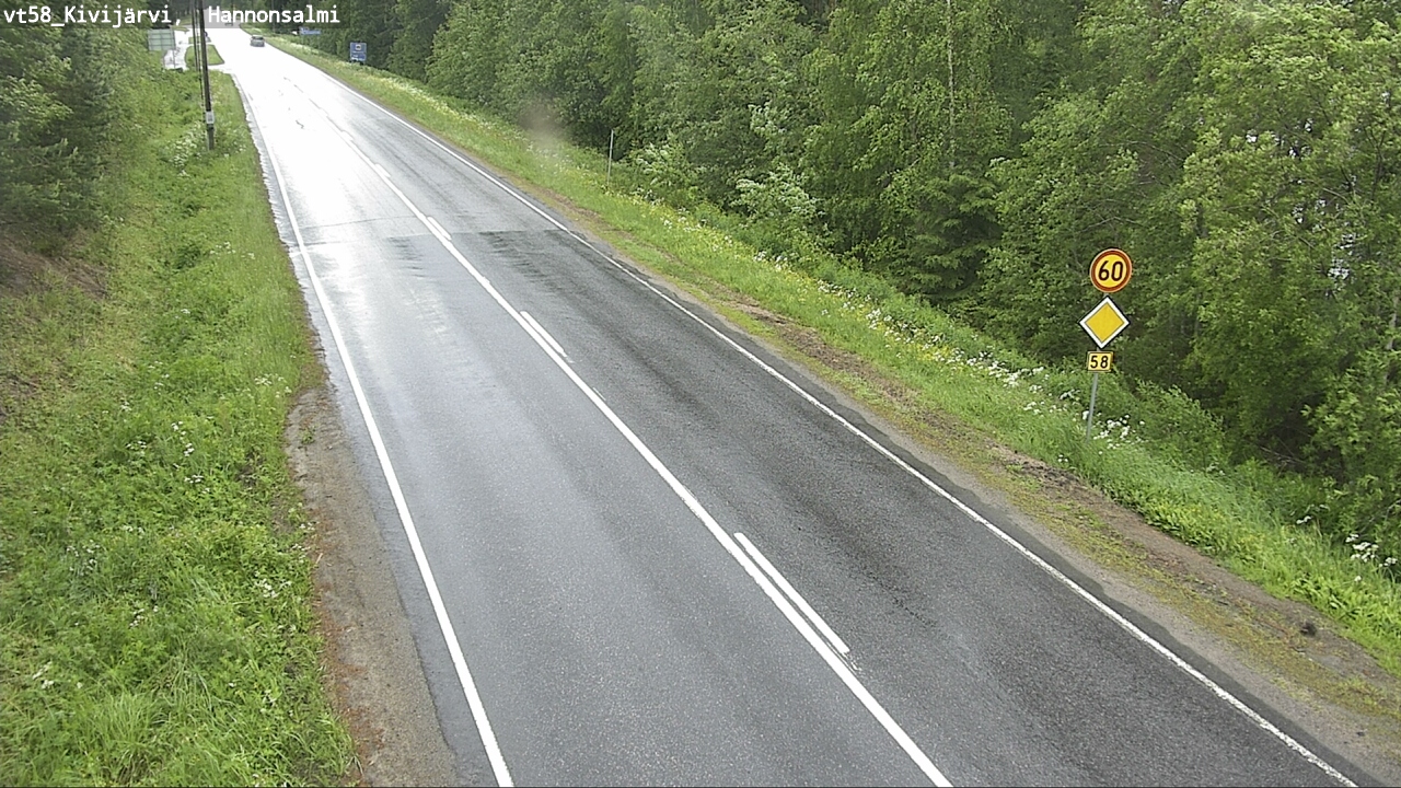 Kelikamerat Kuva Tie 58 Kivijärvi, Hannonsalmi, Kivijärvi, Keski-Suomi