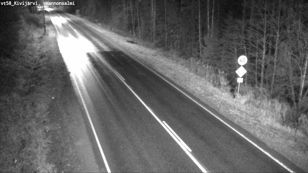 Kelikamerat Kuva Tie 58 Kivijärvi, Hannonsalmi, Kivijärvi, Keski-Suomi