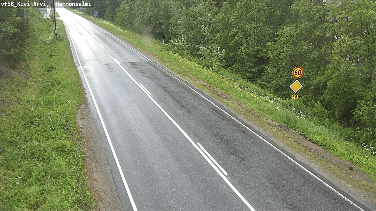 Kelikamerat Kuva Tie 58 Kivijärvi, Hannonsalmi, Kivijärvi, Keski-Suomi