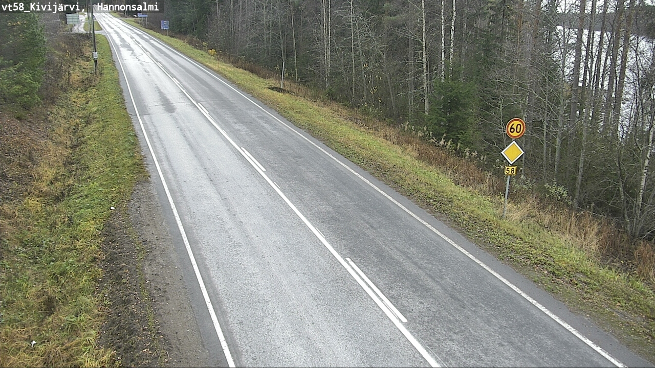 Kelikamerat Kuva Tie 58 Kivijärvi, Hannonsalmi, Kivijärvi, Keski-Suomi