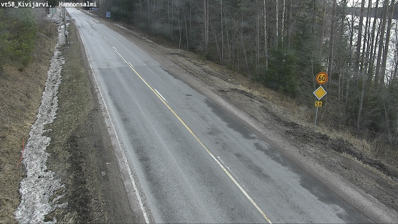 Kelikamerat Kuva Tie 58 Kivijärvi, Hannonsalmi, Kivijärvi, Keski-Suomi