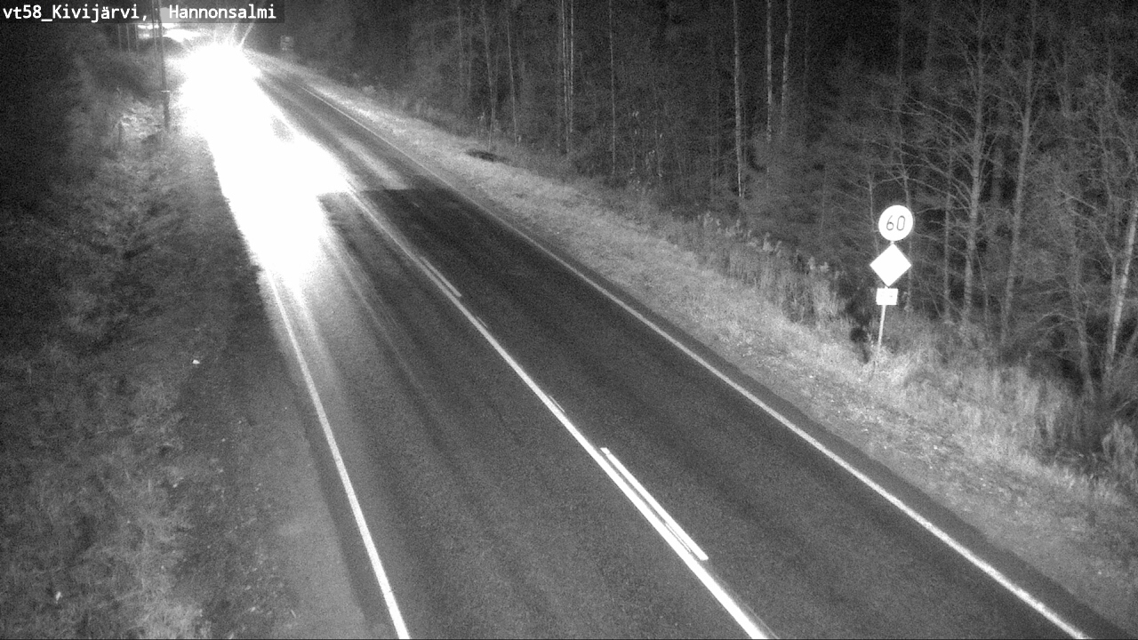 Kelikamerat Kuva Tie 58 Kivijärvi, Hannonsalmi, Kivijärvi, Keski-Suomi