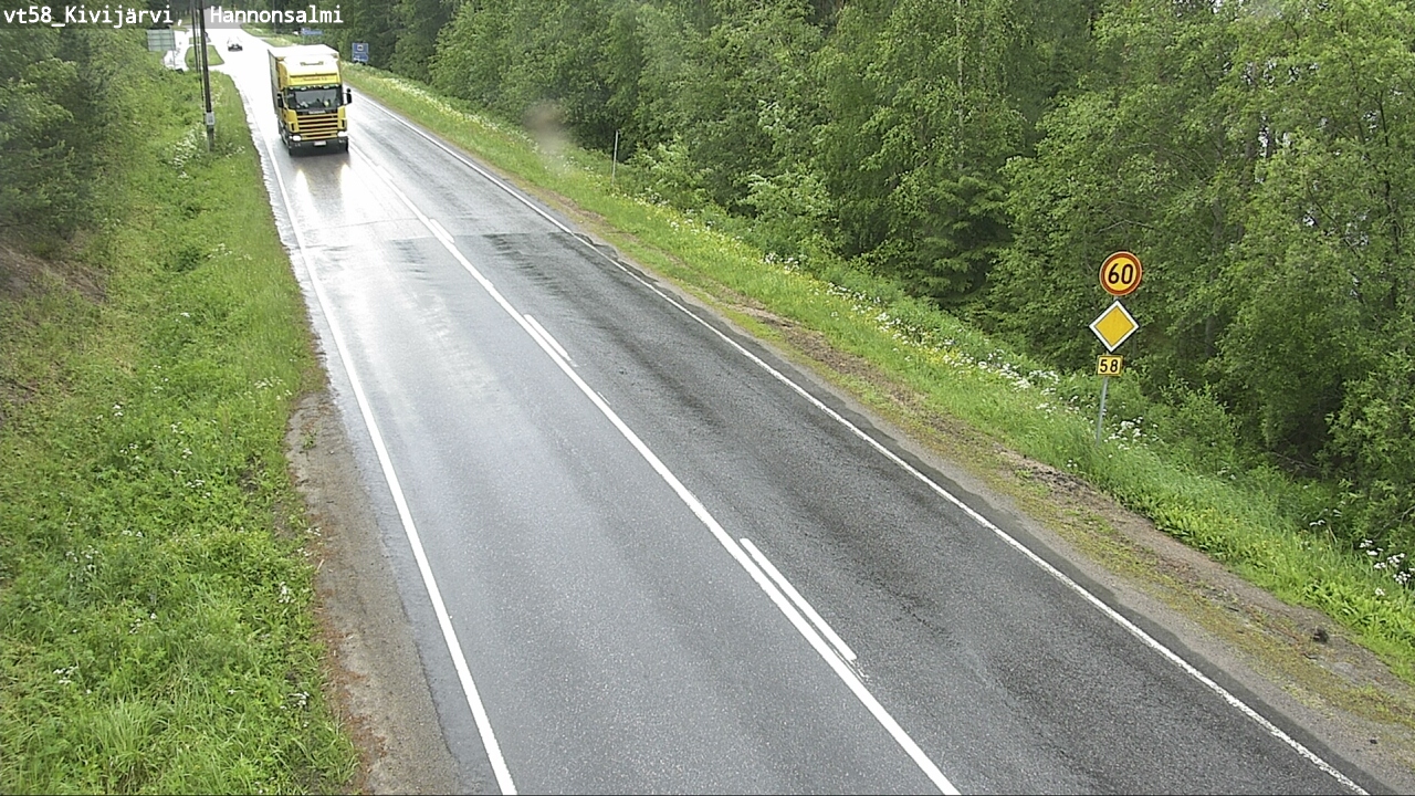 Kelikamerat Kuva Tie 58 Kivijärvi, Hannonsalmi, Kivijärvi, Keski-Suomi