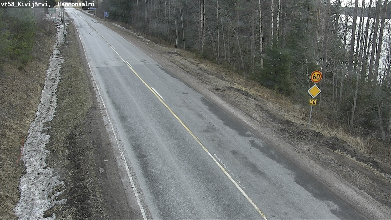 Kelikamerat Kuva Tie 58 Kivijärvi, Hannonsalmi, Kivijärvi, Keski-Suomi