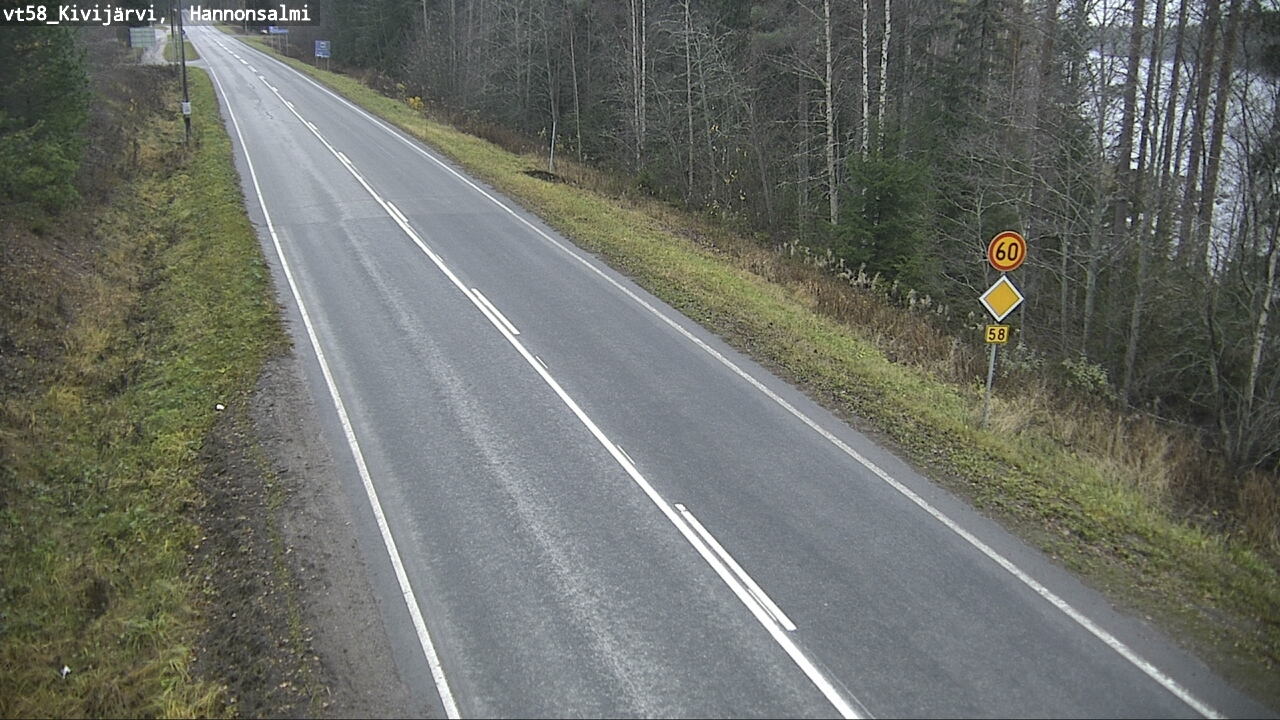 Kelikamerat Kuva Tie 58 Kivijärvi, Hannonsalmi, Kivijärvi, Keski-Suomi