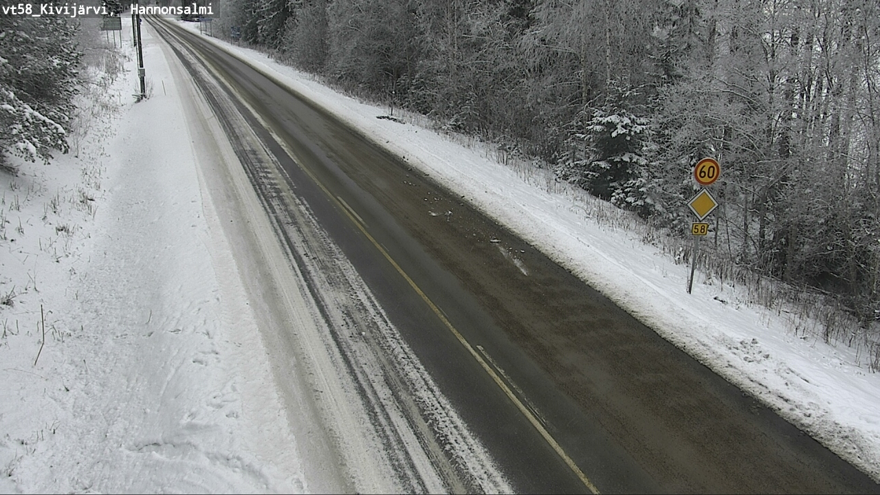 Kelikamerat Kuva Tie 58 Kivijärvi, Hannonsalmi, Kivijärvi, Keski-Suomi