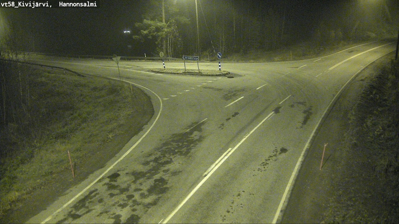 Kelikamerat Kuva Tie 58 Kivijärvi, Hannonsalmi, Kivijärvi, Keski-Suomi
