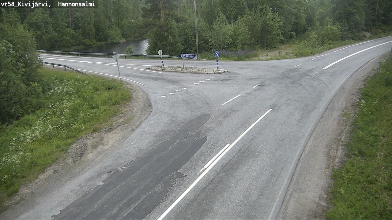 Kelikamerat Kuva Tie 58 Kivijärvi, Hannonsalmi, Kivijärvi, Keski-Suomi