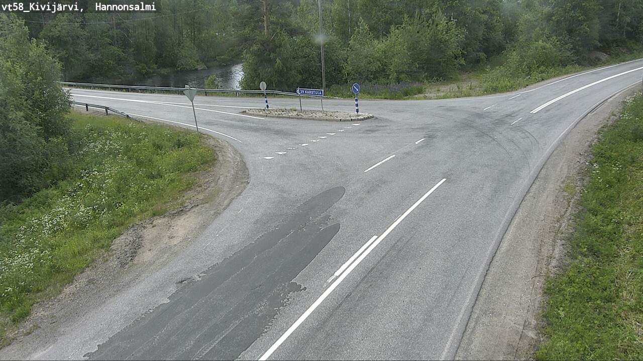 Kelikamerat Kuva Tie 58 Kivijärvi, Hannonsalmi, Kivijärvi, Keski-Suomi
