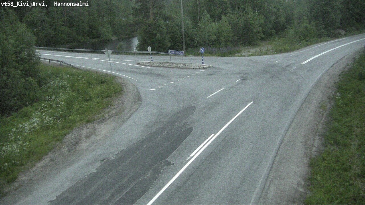 Kelikamerat Kuva Tie 58 Kivijärvi, Hannonsalmi, Kivijärvi, Keski-Suomi