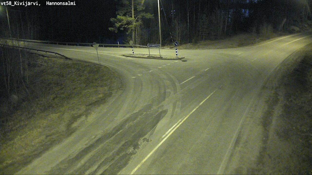Weather Camera Image Väg 58 Kivijärvi, Hannonsalmi, Kivijärvi, Keski-Suomi