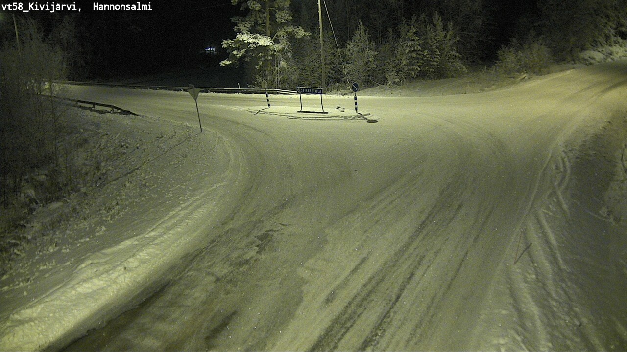 Kelikamerat Kuva Tie 58 Kivijärvi, Hannonsalmi, Kivijärvi, Keski-Suomi