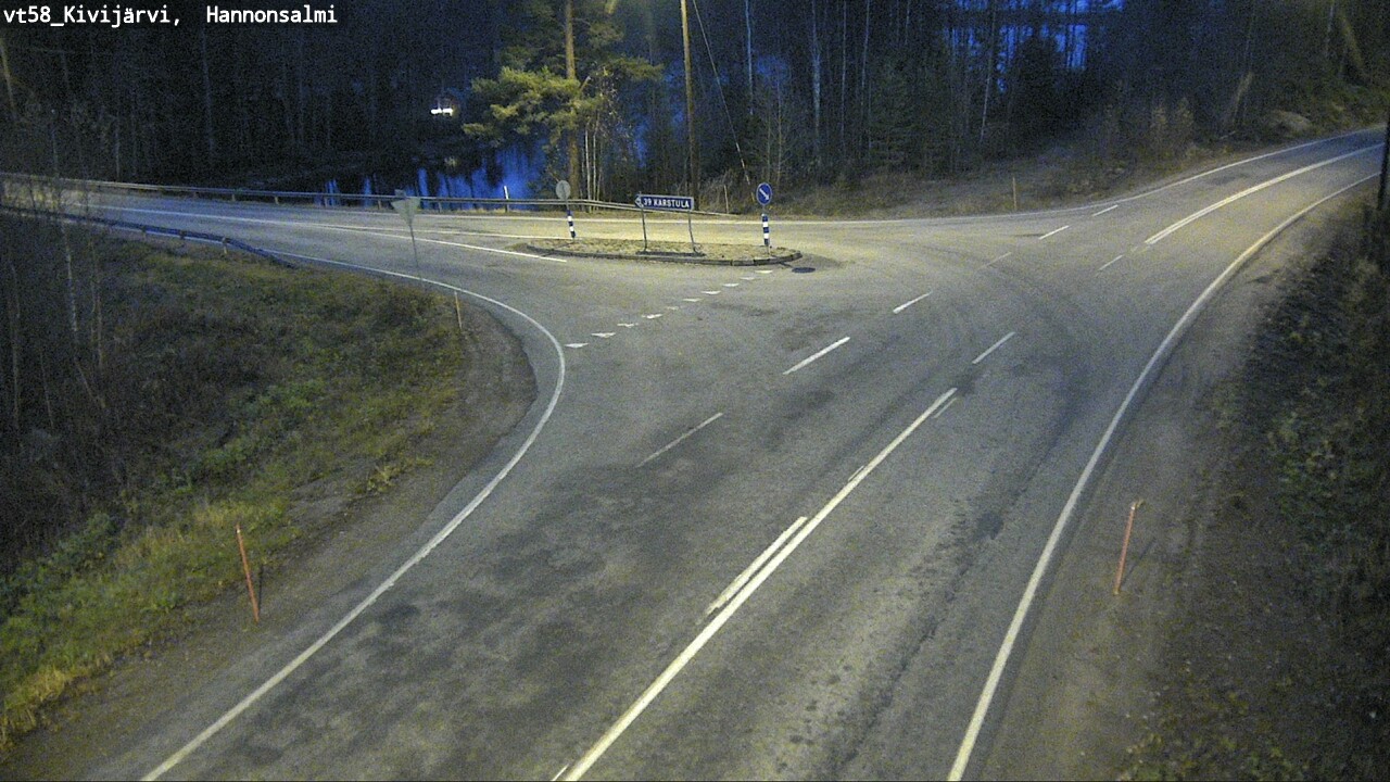 Kelikamerat Kuva Tie 58 Kivijärvi, Hannonsalmi, Kivijärvi, Keski-Suomi