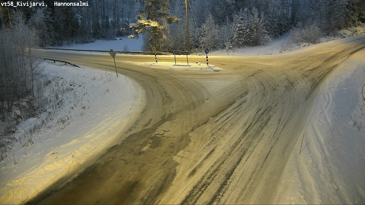 Kelikamerat Kuva Tie 58 Kivijärvi, Hannonsalmi, Kivijärvi, Keski-Suomi